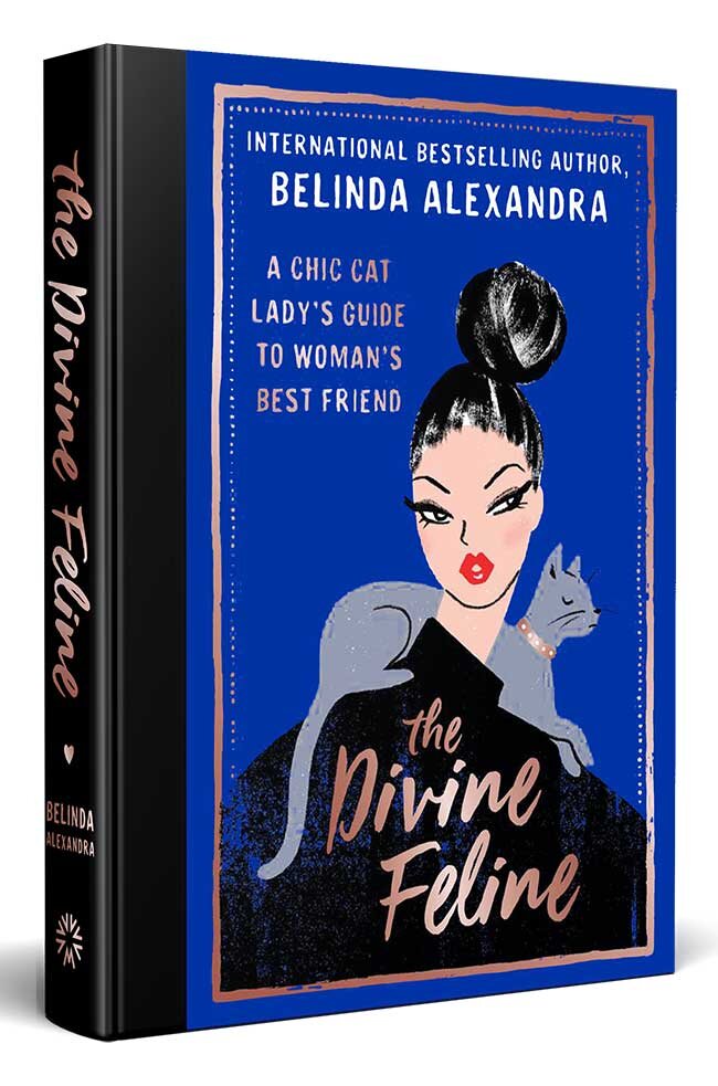A lifelong love of cats expressed in The Divine Feline by Belinda Alexandra