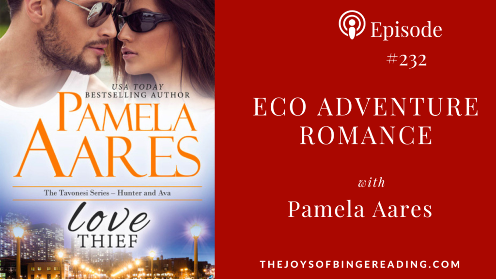 Pamela Aares - Eco-romance author on The Joys of Binge Reading podcast